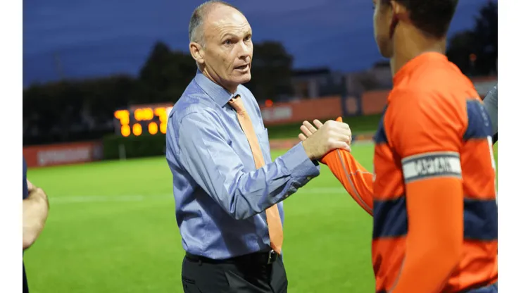Manager Ian Mcintyre of Syracuse