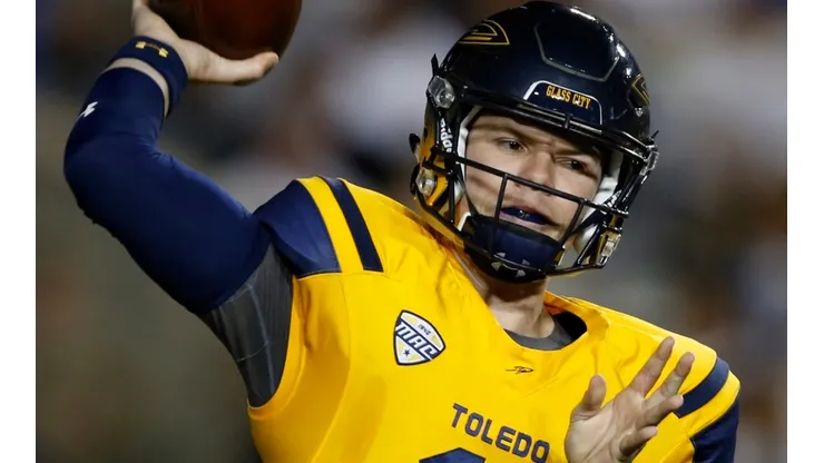 Logan Woodside of the Toledo Rockets
