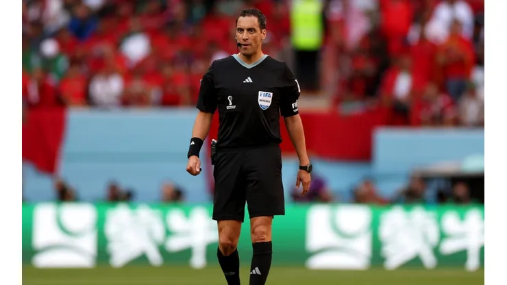 Fernando Rapallini in the game Croatia vs Morocco on Matchday 1