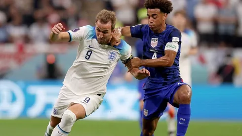 Harry Kane against Tyler Adams.