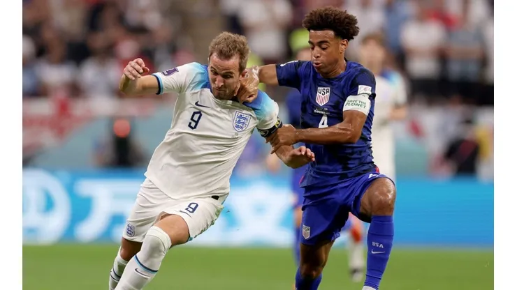 Harry Kane against Tyler Adams.