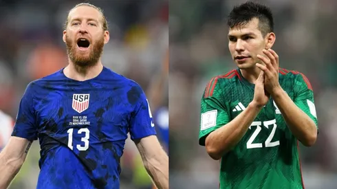 Tim Ream (left / USMNT), Hirving Lozano (right / Mexico) – Qatar 2022