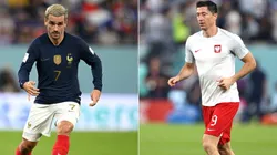 Antoine Griezmann (left) and Robert Lewandowski