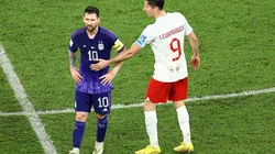 Lionel Messi didn't look at Robert Lewandowski