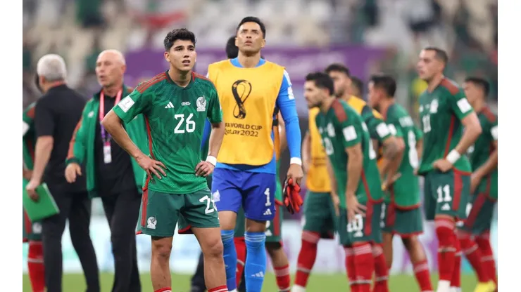 Mexico after the game against Saudi Arabia