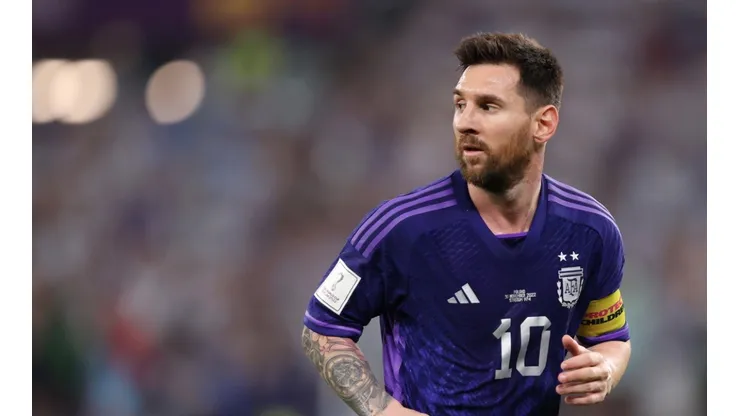 Lionel Messi against Poland