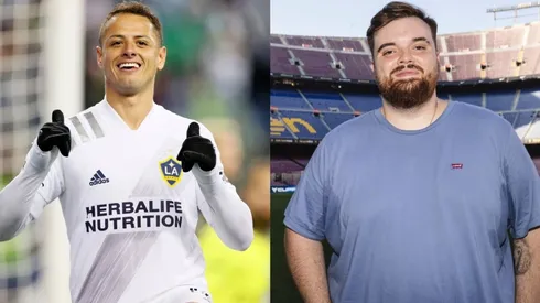 Javier Chicharito hernandez (left), Ibai Llanos (right)