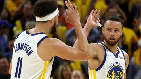 Klay Thompson and Stephen Curry