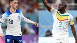 Phil Foden (left) and Kalidou Koulibaly (right)