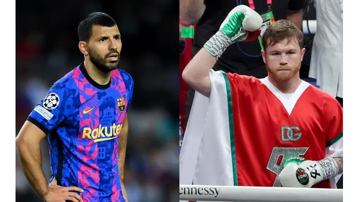 Sergio Aguero (left), Saul Canelo Alvarez (right)