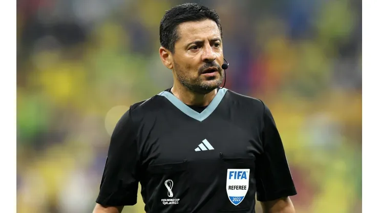 Referee Alireza Faghani of Iran