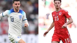 Mason Mount of England and Ethan Ampadu of Wales