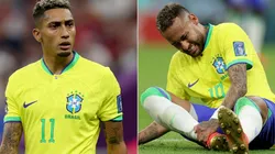 Raphinha and Neymar of Brazil