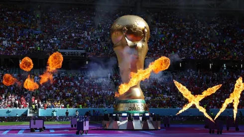 The FIFA World Cup trophy.