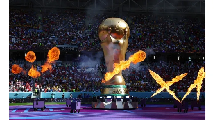 The FIFA World Cup trophy.