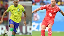 Richarlison and Granit Xhaka