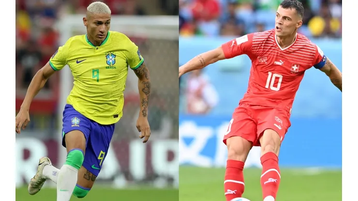 Richarlison and Granit Xhaka