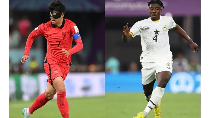 Heung-min Son (left) and Mohammed Salisu (right)