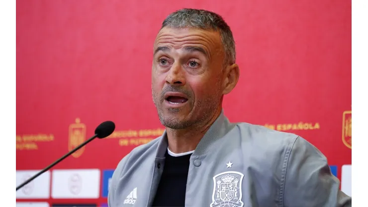 Manager Luis Enrique of Spain