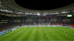 A view of the stadium during Senegal-Netherlands at Qatar 2022.