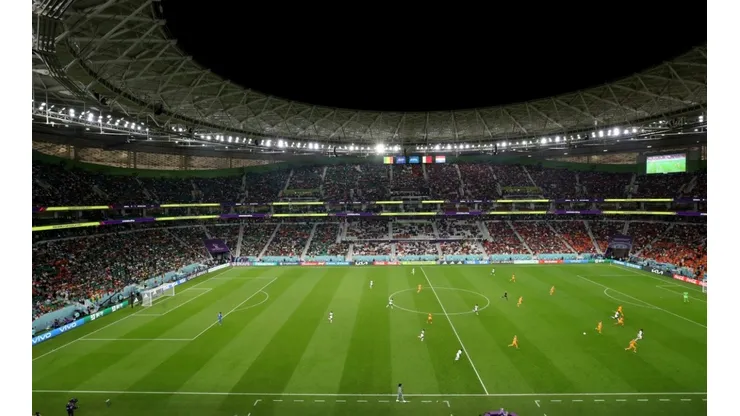 A view of the stadium during Senegal-Netherlands at Qatar 2022.