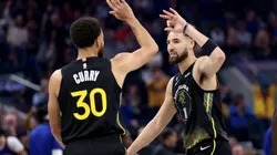 Stephen Curry and Klay Thompson