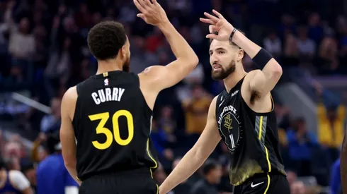 Stephen Curry and Klay Thompson