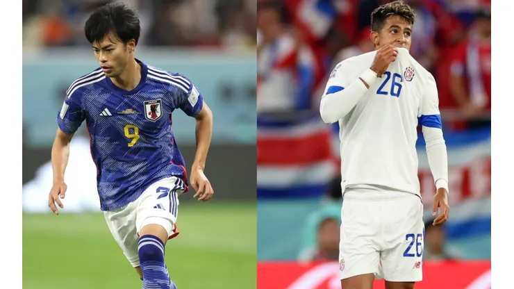 Kaoru Mitoma (left) and Alvaro Zamora (right)