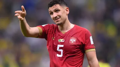 Milos Veljkovic of Serbia