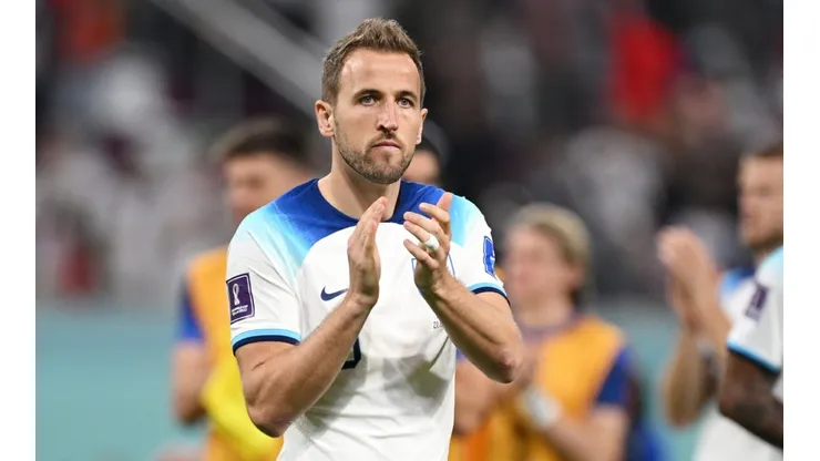 Harry Kane of England celebrates their side's victory during the FIFA World Cup Qatar 2022 Group B match between England and IR Iran at Khalifa International Stadium on November 21, 2022 in Doha, Qatar.