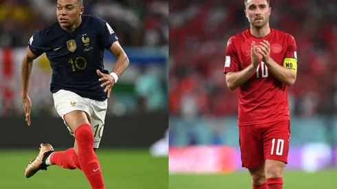 Kylian Mbappé and Christian Eirksen