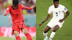 Heung-Min Son (left) and Thomas Partey (right)