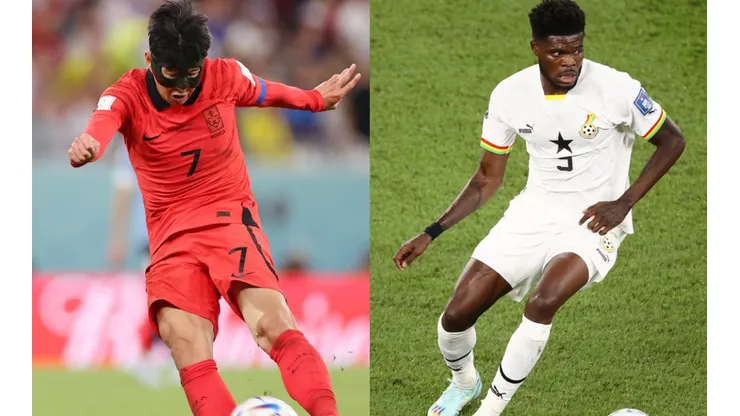 Heung-Min Son (left) and Thomas Partey (right)