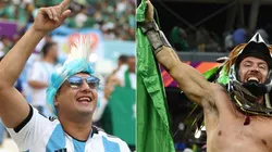 Argentina and Mexico fan