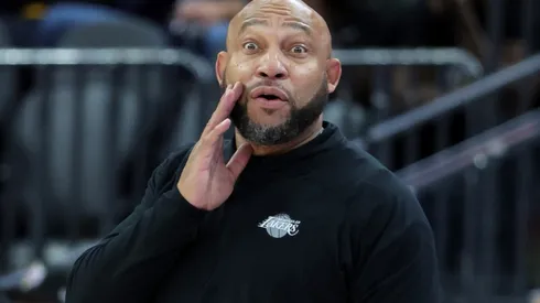Head coach Darvin Ham of the Los Angeles Lakers