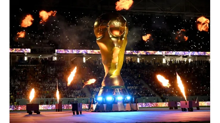The opening ceremony of the FIFA World Cup Qatar 2022.