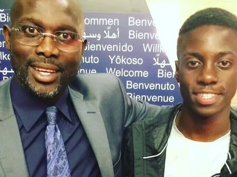 Are George and Timothy Weah father and son?