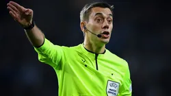 Clement Turpin during a Champions League match