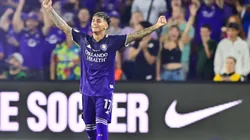 Facundo Torres #17 of Orlando City celebrates after scoring a goal in the second half against the Sacramento Republic FC during the Lamar Hunt U.S. Open Cup at Exploria Stadium on September 07, 2022 in Orlando, Florida.