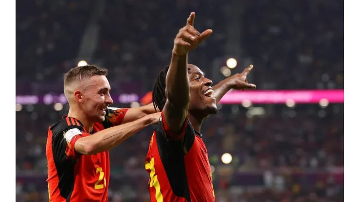 Timothy Castagne (left), Michy Batshuayi (right) - Belgium vs Canada - Qatar 2022