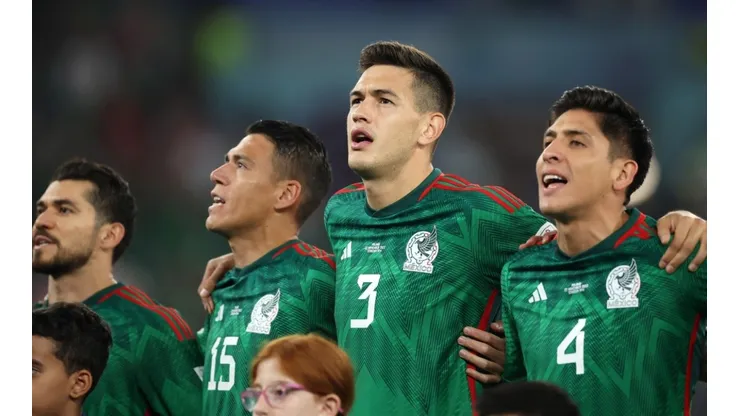 Henry Martin, Hector Moreno, Cesar Montes, Edson Alvarez - Mexico vs Poland - Qatar 2022