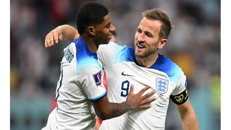 Marcus Rashford (left) and Harry Kane.
