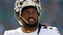 Cordarrelle Patterson playing for the Falcons in 2022