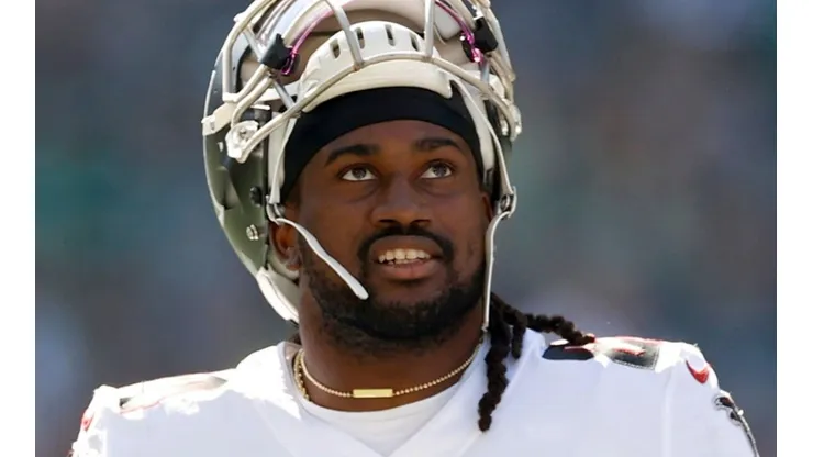 Cordarrelle Patterson playing for the Falcons in 2022