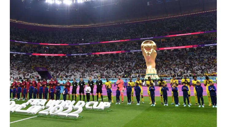 2022 FIFA World Cup Group A match between Qatar and Ecuador