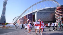 England fans at Qatar 2022.