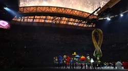 Performers perform during the opening ceremony prior to the FIFA World Cup Qatar 2022.