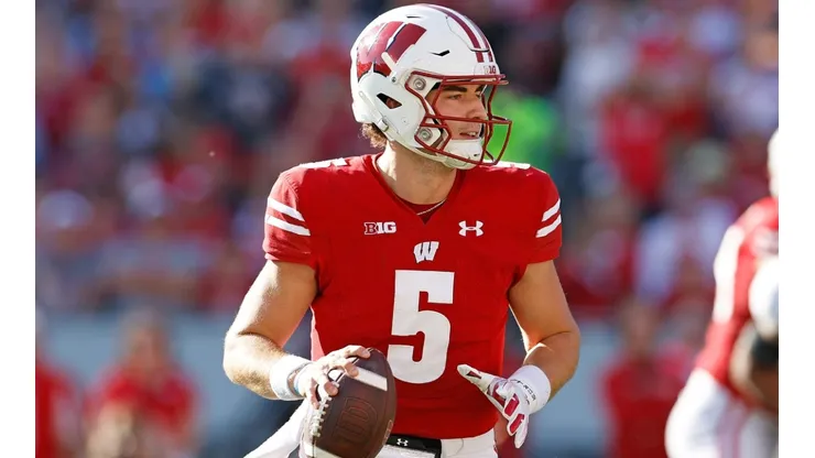 Graham Mertz of Wisconsin