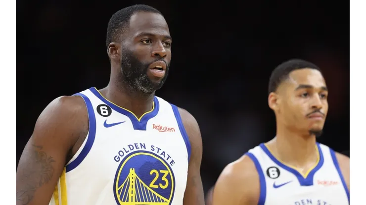 Draymond Green and Jordan Poole
