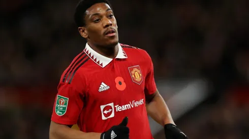 Anthony Martial with Manchester United